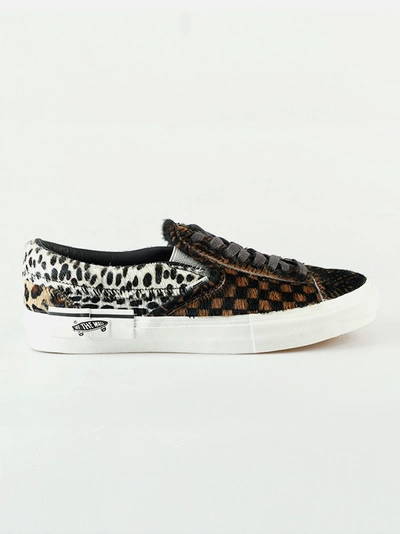 Vans Slip-on Cap Lx Pony Sneakers In Brown