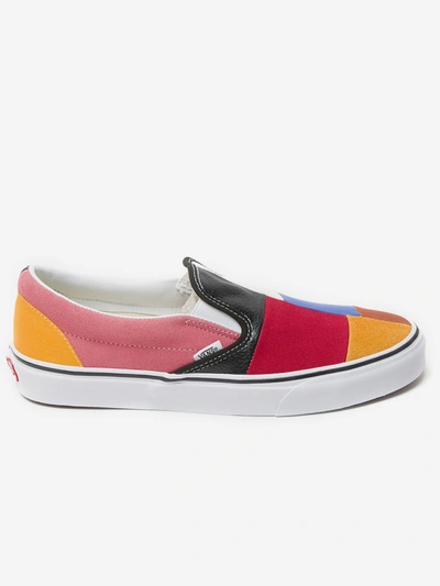 Vans Classic Slip-on Patchwork Sneakers In Multicolor