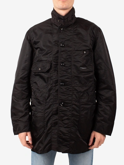 Engineered Garments Long Logger Jacket In Black