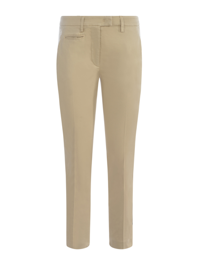 Dondup Pantaloni  Perfect In Cotone Stretch In Beige