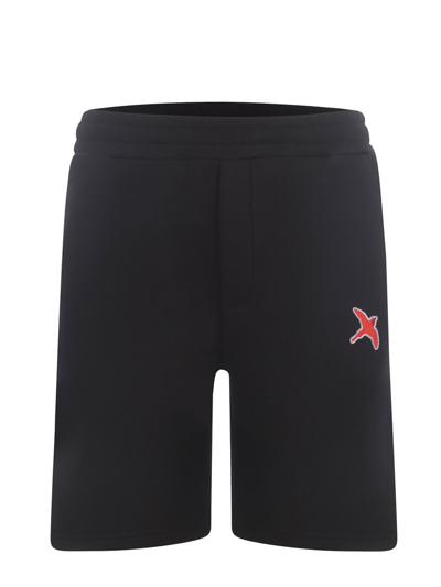 Axel Arigato Shorts  Rouge Bird In Cotone In Black