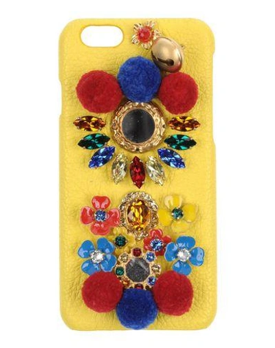 Dolce & Gabbana Hi-tech Accessory In Yellow