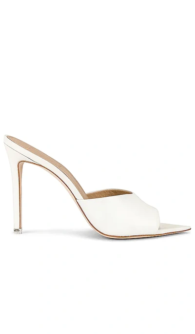 Black Suede Studio Bella Mule In Coconut