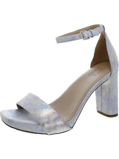 Naturalizer Joy Dress Ankle Strap Sandals Women's Shoes In Gray