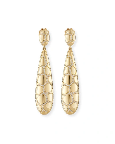 Vendorafa Anaconda 18k Gold Earrings With Diamonds