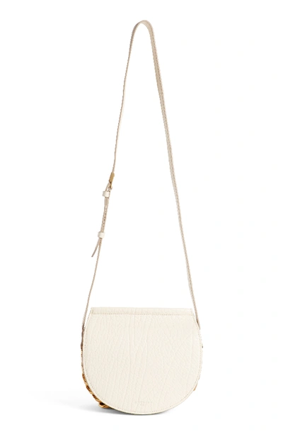 Givenchy Infinity Calfskin Leather Saddle Bag - Ivory In Off White