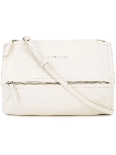 Givenchy 'mini Pandora Box - Palma' Leather Shoulder Bag - Ivory In White
