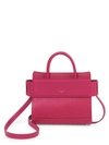 Givenchy Horizon Mini Grained Leather Tote Bag In Fuchsia