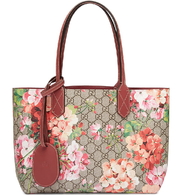 gucci pink reversible tote