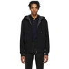 Burberry Fordson Zip-front Hoodie In Black