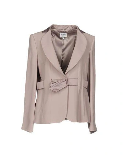 Armani Collezioni Blazers In Lilac