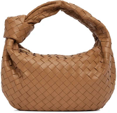 Bottega Veneta Jodie Teen Intrecciato-leather Shoulder Bag In Brown