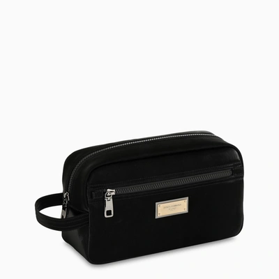 Dolce & Gabbana Black Nylon Beauty Case
