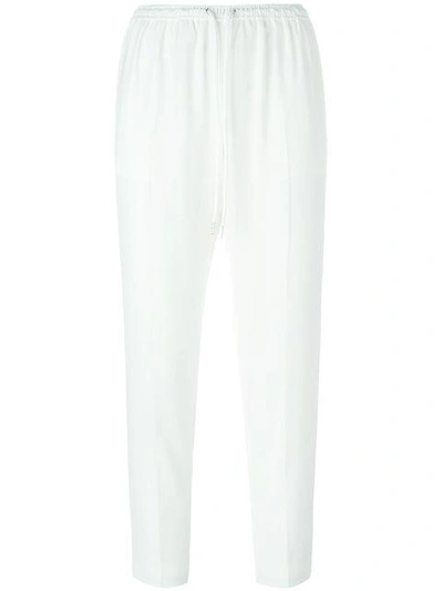 Alexander Wang Cropped Trousers In White
