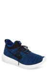 Nike Roshe Two Flyknit V2 Sneaker In Photo Blue/black/racer