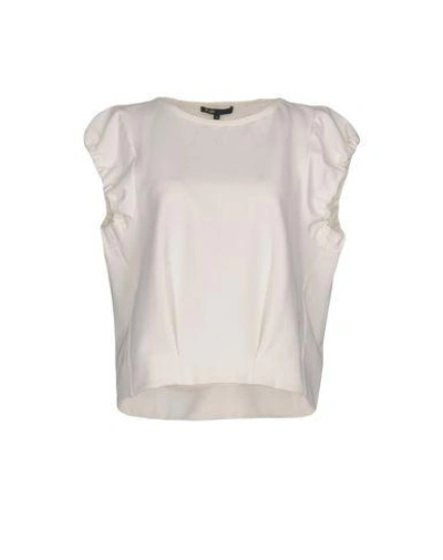 Maje T-shirt In Ivory