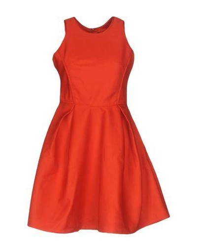 Maje Short Dress In Red