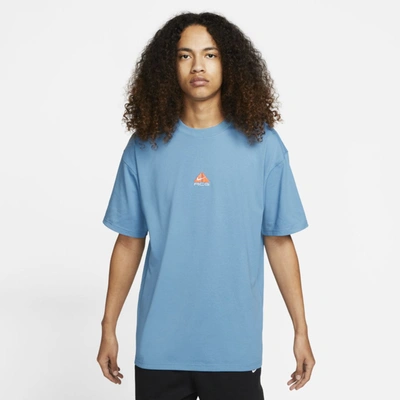 Nike Acg Men's T-shirt In Dutch Blue | ModeSens