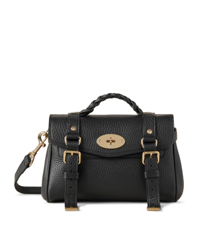 Mulberry Womens Black Alexa Mini Leather Satchel Bag