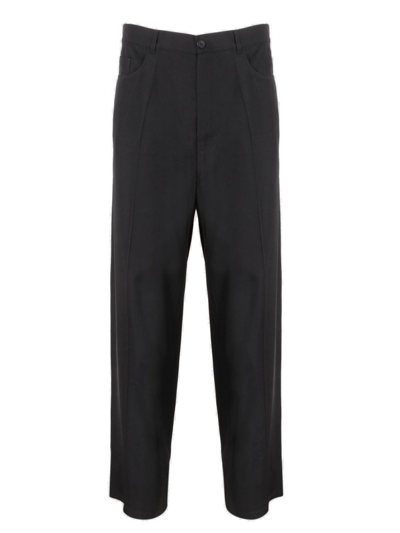 Balenciaga Wide Leg Trousers In Black