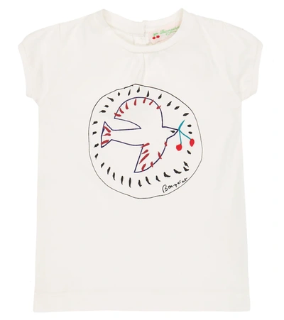 Bonpoint Baby Assia Printed Cotton T-shirt In White