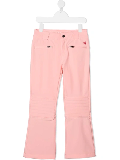 Perfect Moment Kids' Flared Ski Trousers In Pink