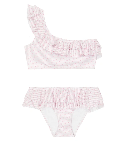 Melissa Odabash Kids' Baby Florence Printed Bikini In Pink Stars