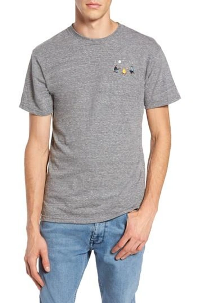Altru Burning Marshmallows T-shirt In Triblend Grey