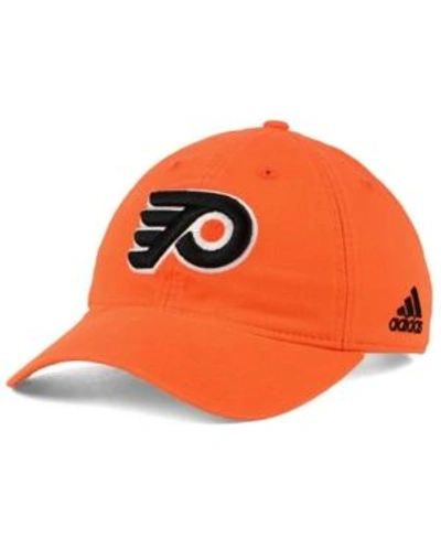 Adidas Originals Adidas Philadelphia Flyers Core Slouch Cap In Orange