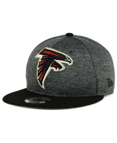 New Era Atlanta Falcons Heather Huge 9fifty Snapback Cap In Heather Graphite/black