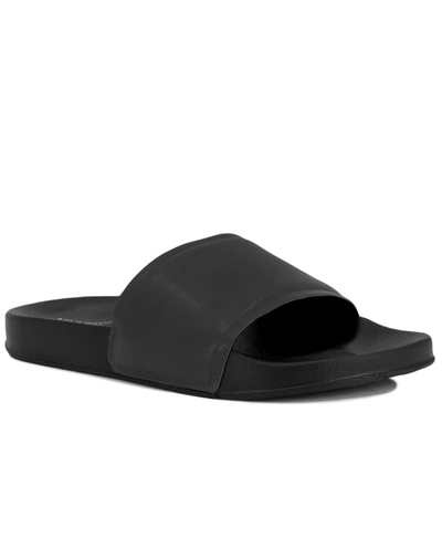 Nine West Men's Tiago Slide Shoes In Black