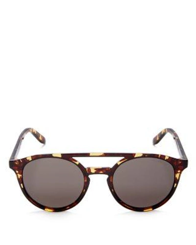 Carrera Top Bar Round Sunglasses, 48mm In Medium Brown