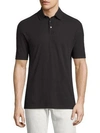 Vilebrequin Swiss Jersey Chrysanthe Polo In Black