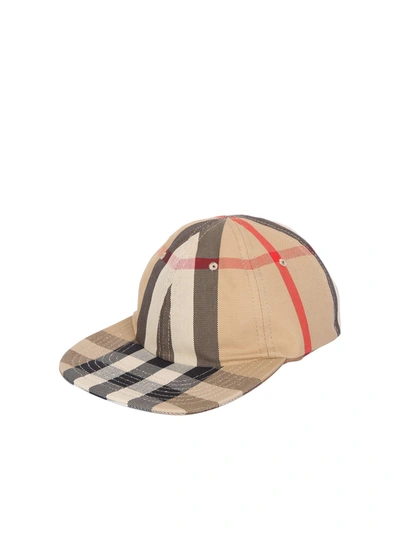 Burberry Reversible Vintage Check Baseball Cap In Nocolor