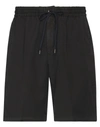 Pt Torino Black Bermuda Shorts