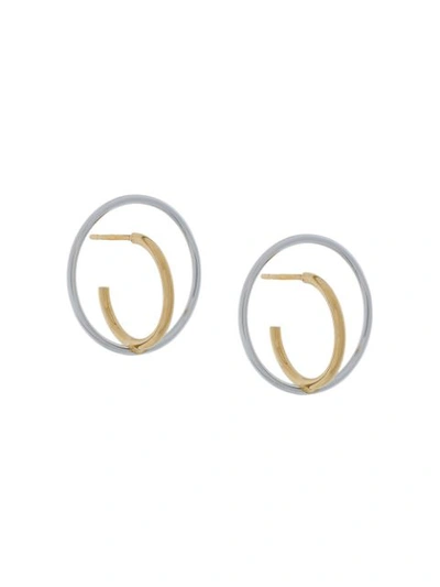 Charlotte Chesnais Saturn Small Earrings In Metallic