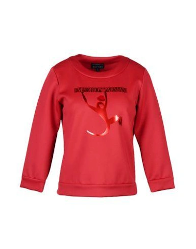 Emporio Armani Sweatshirts In Red