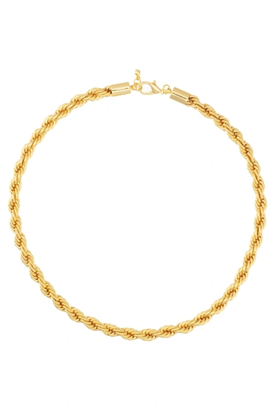 Talis Chains Rope Effect Gold Necklace