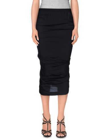 Rick Owens 3/4 Length Skirt In Black | ModeSens