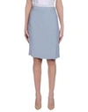 Armani Collezioni Knee Length Skirts In Sky Blue