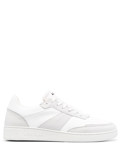 A.p.c. Plain Sneakers In Aab - White