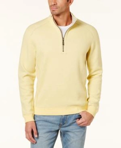 Tommy Bahama Men's Reversible Flip-side Classic Sweatshirt In Gilt Heath