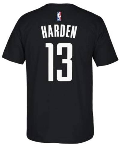 Adidas Originals Adidas Men's James Harden Houston Rockets Player T-shirt In Black