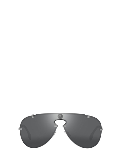 Versace Pilot-frame Sunglasses In Gold