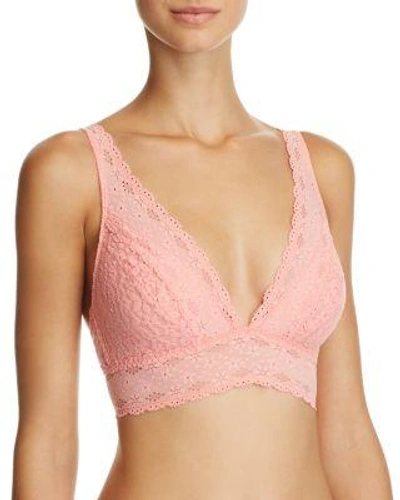 Wacoal Halo Lace Bralette In Conch Shell Pink
