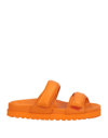 Gia X Pernille Teisbaek Orange Nappa Leather Perni11 Sandals