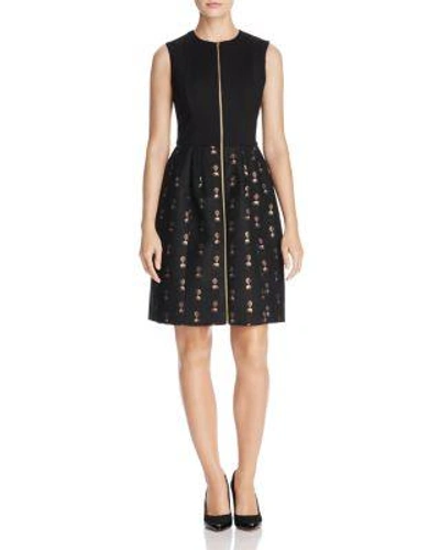 Ted Baker Bechet Spectacular Jacquard Dress - 100% Exclusive In Black