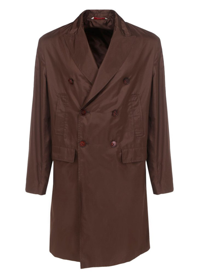 Valentino Double-breasted Brown Coat