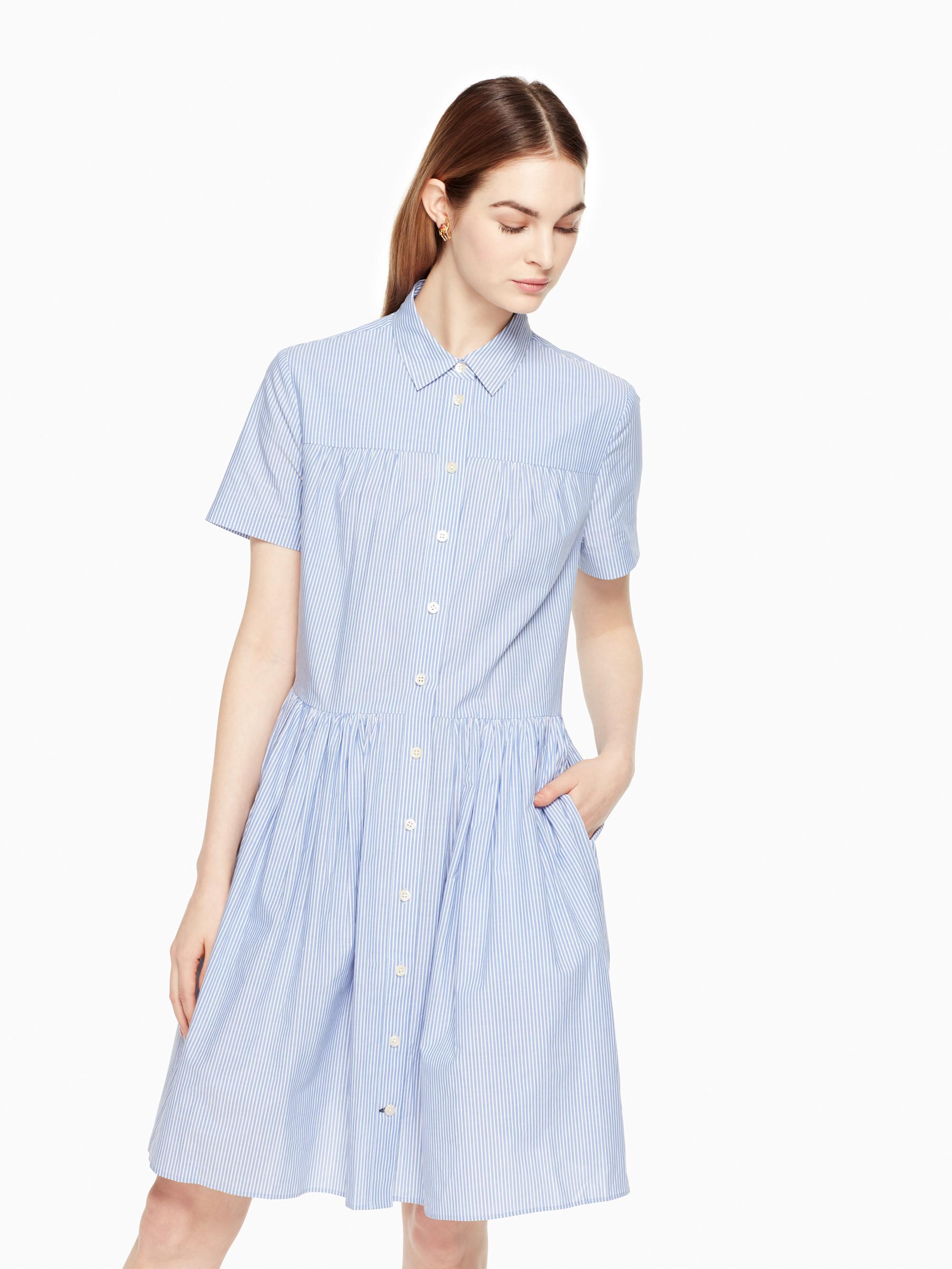 kate spade blue and white dress