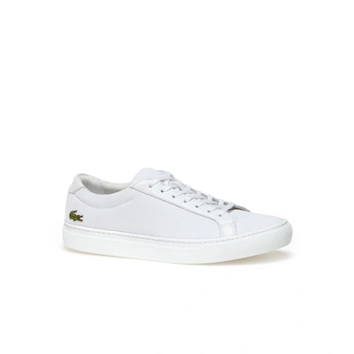 Lacoste Men's Carnaby Leather Lace Up Sneakers In White